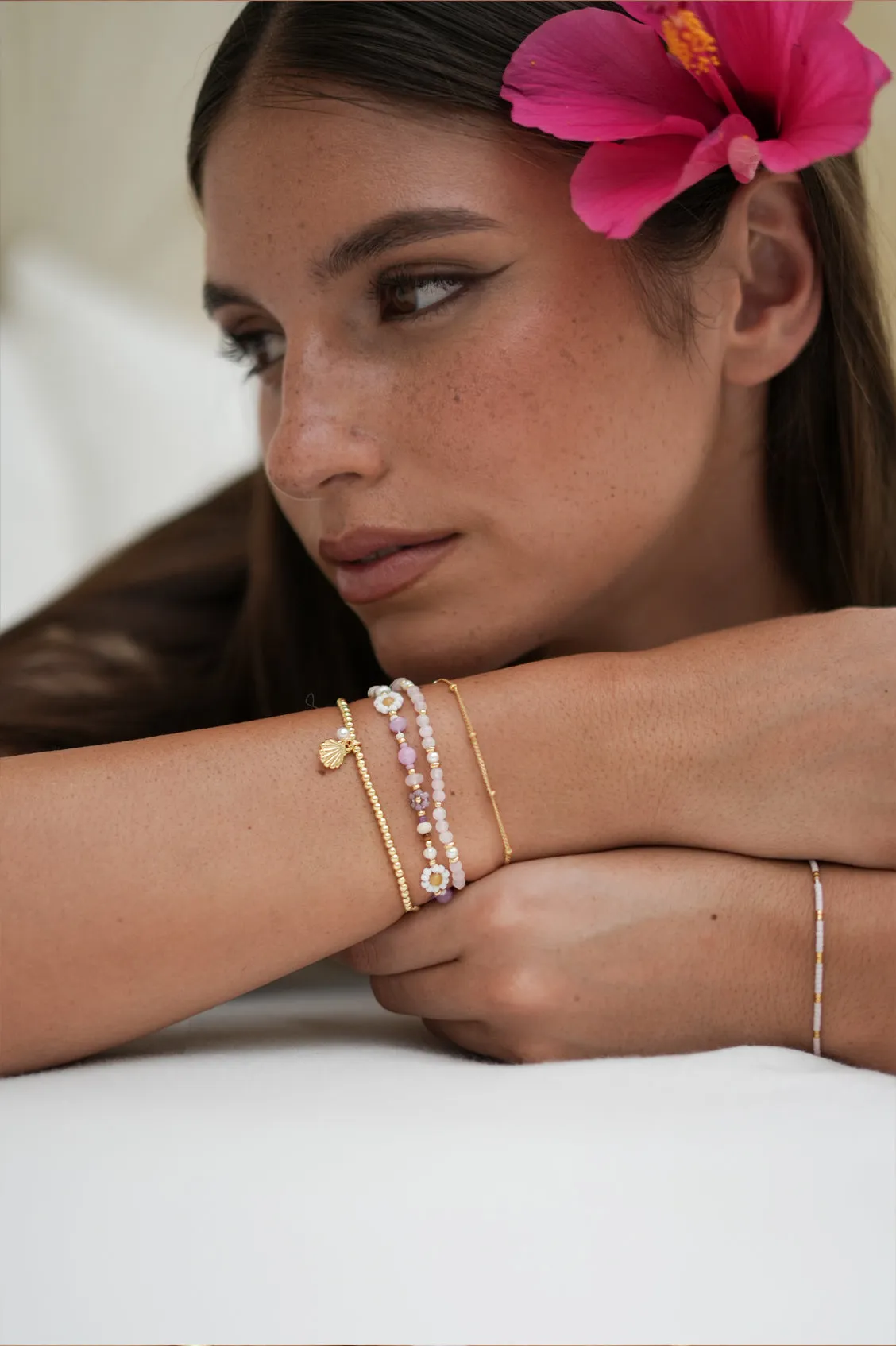 Seashell and Pearl Sienna Bracelet sold by Estella Bartlett product image thumbnail 5