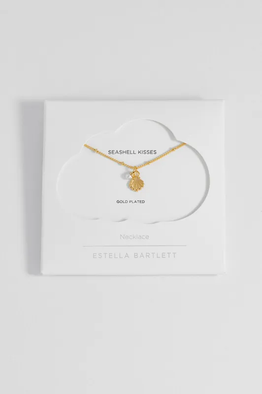 Seashell and Pearl Necklace sold by Estella Bartlett