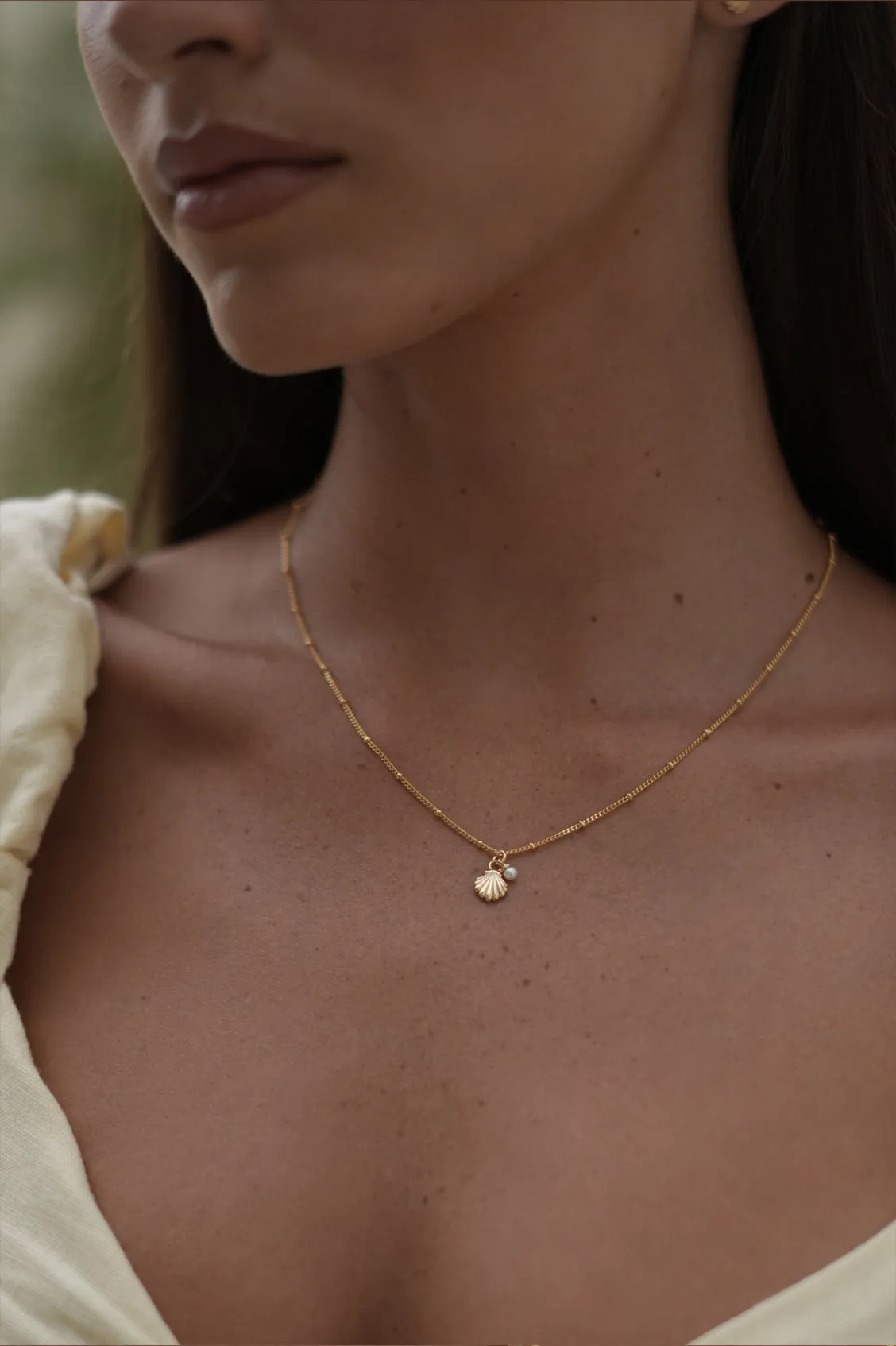 Seashell and Pearl Necklace sold by Estella Bartlett product image thumbnail 2