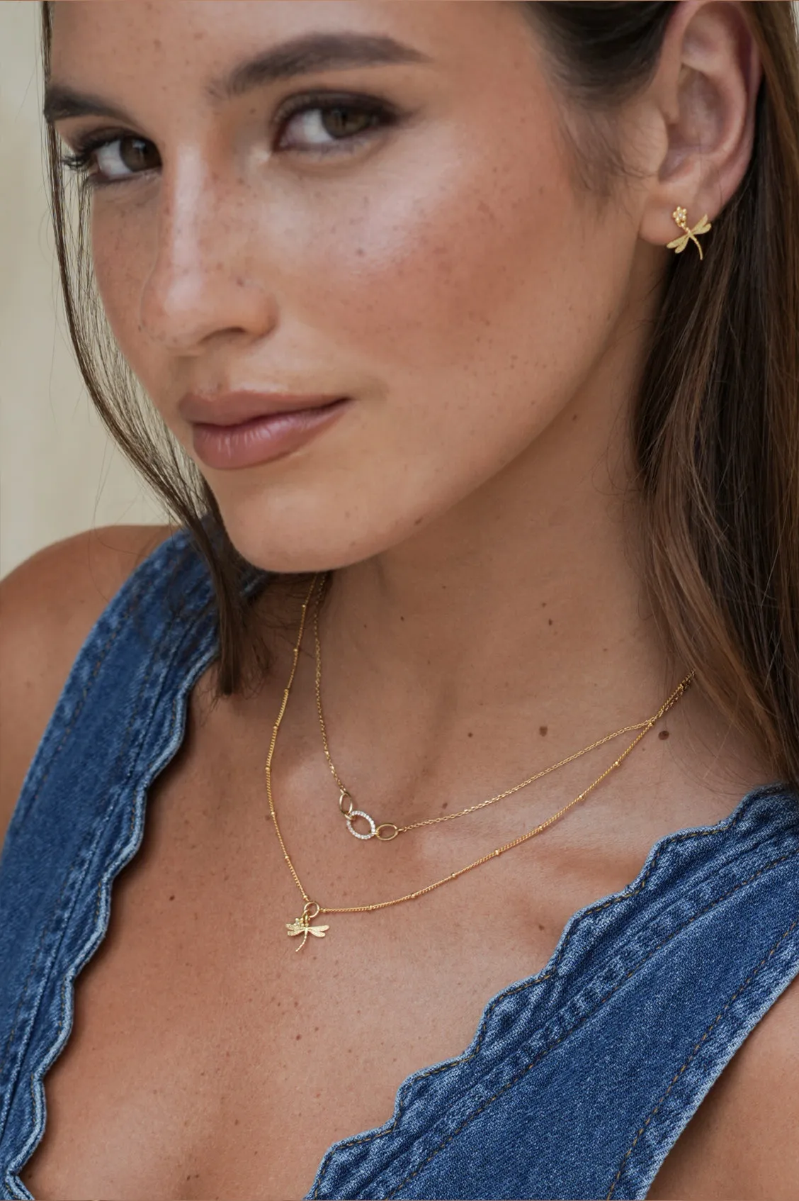 Oval Link CZ Chain Necklace sold by Estella Bartlett product image thumbnail 2