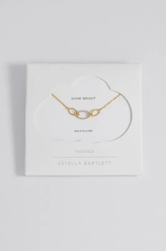 Oval Link CZ Chain Necklace sold by Estella Bartlett