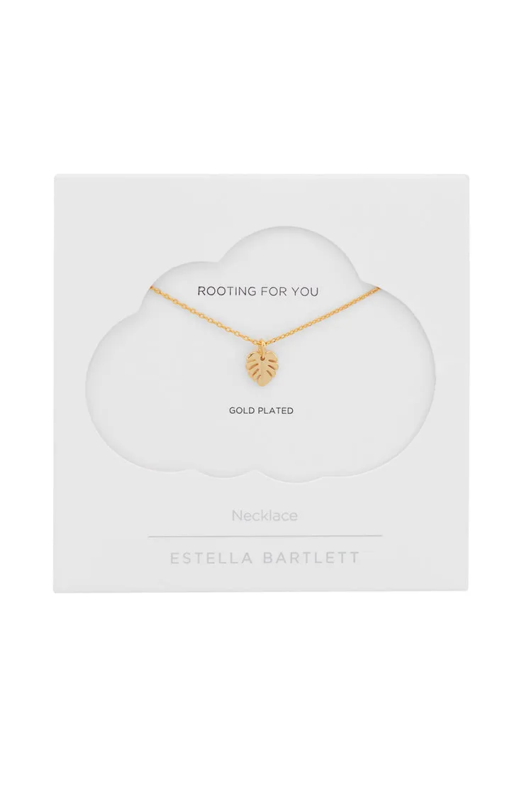 Monstera Leaf Necklace sold by Estella Bartlett product image thumbnail 3