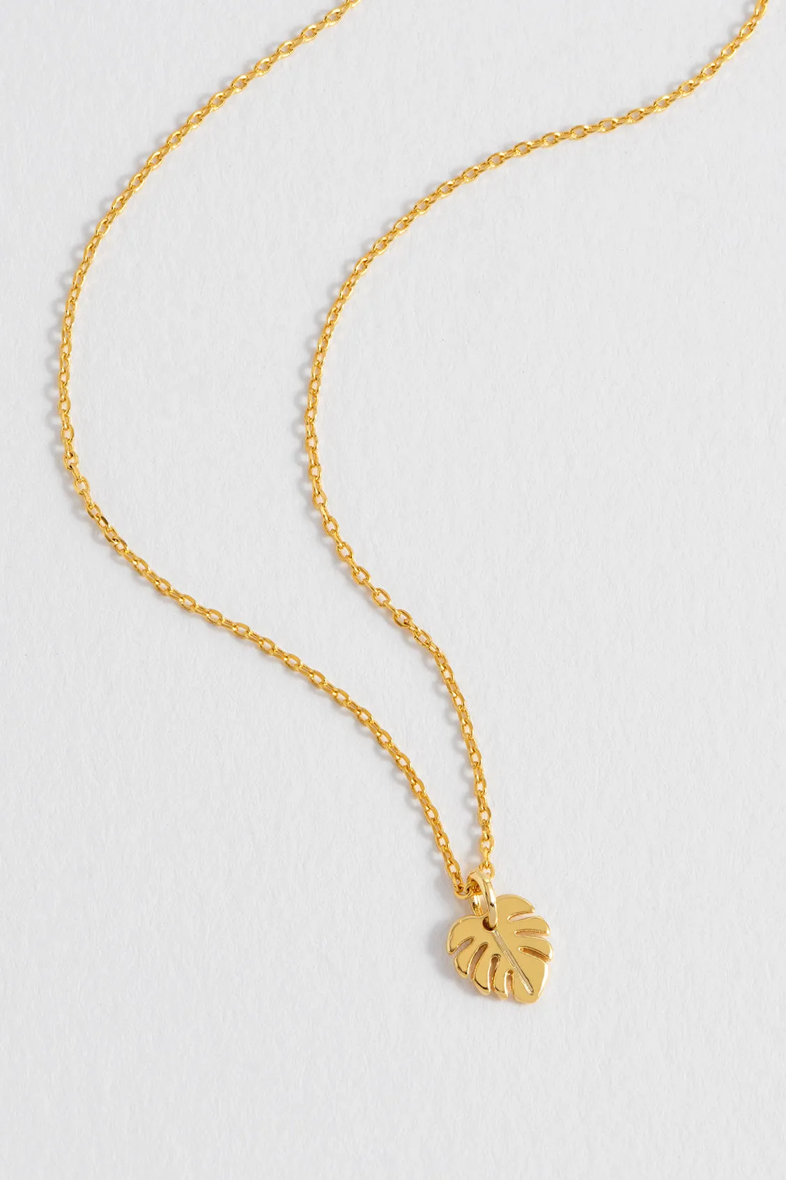 Monstera Leaf Necklace sold by Estella Bartlett product image thumbnail 4