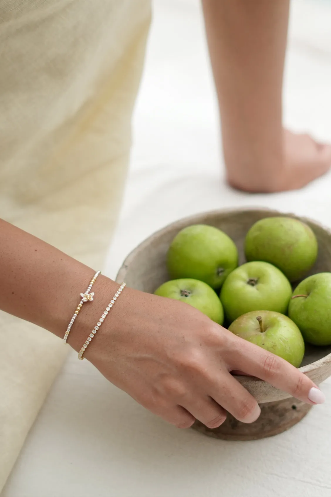 Mixed Metal Butterfly Sienna Bracelet sold by Estella Bartlett product image thumbnail 2