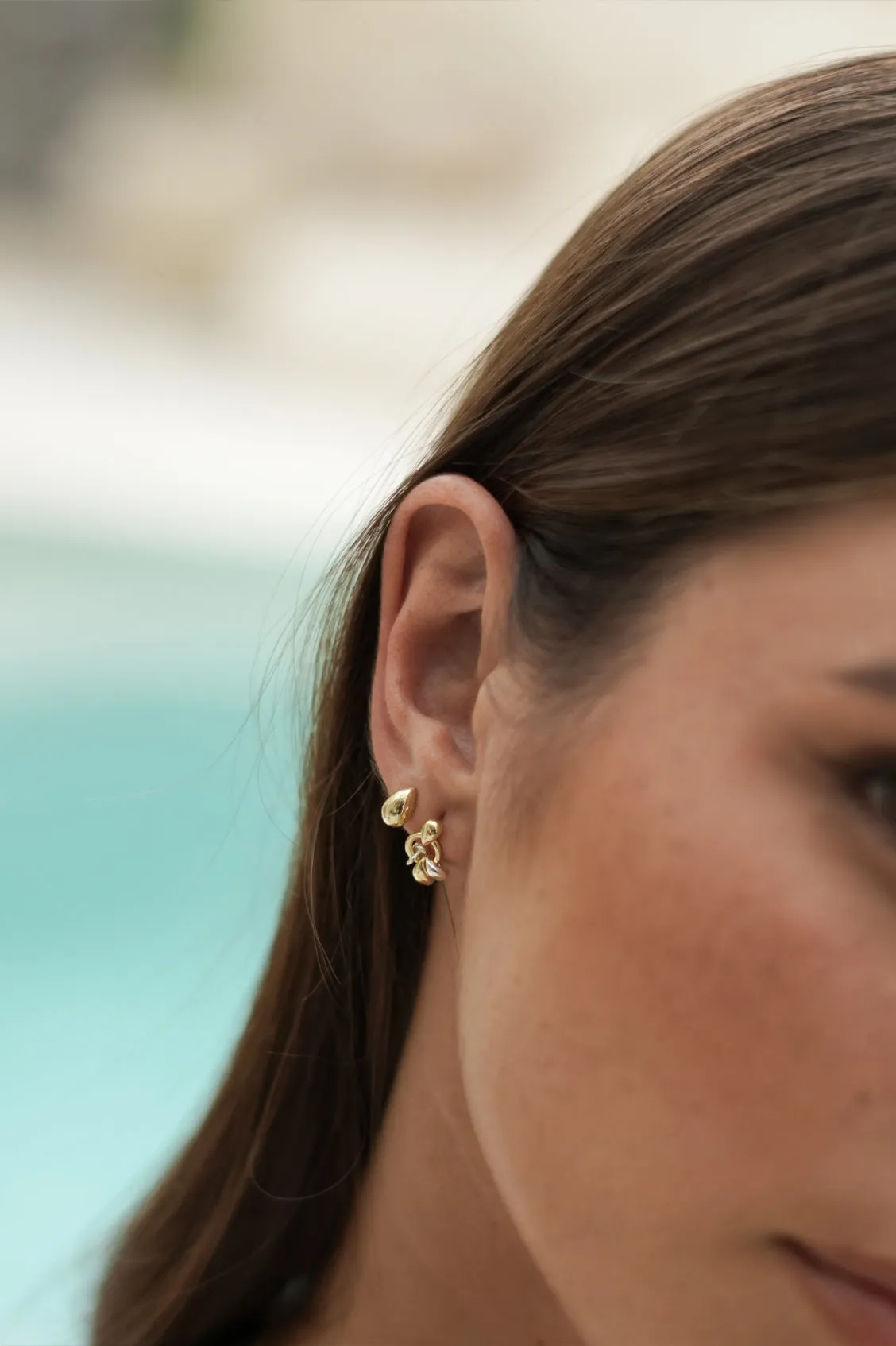 Mini Droplet Stud Earrings sold by Estella Bartlett product image thumbnail 2