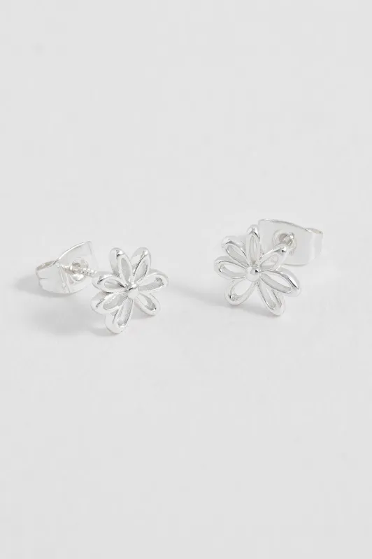 Doodle Flower Stud Earrings sold by Estella Bartlett