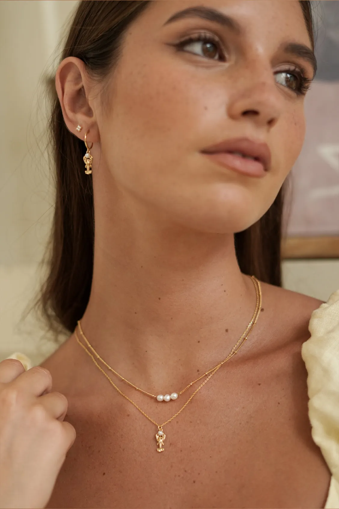 Lobster Necklace With Pearl sold by Estella Bartlett product image thumbnail 5