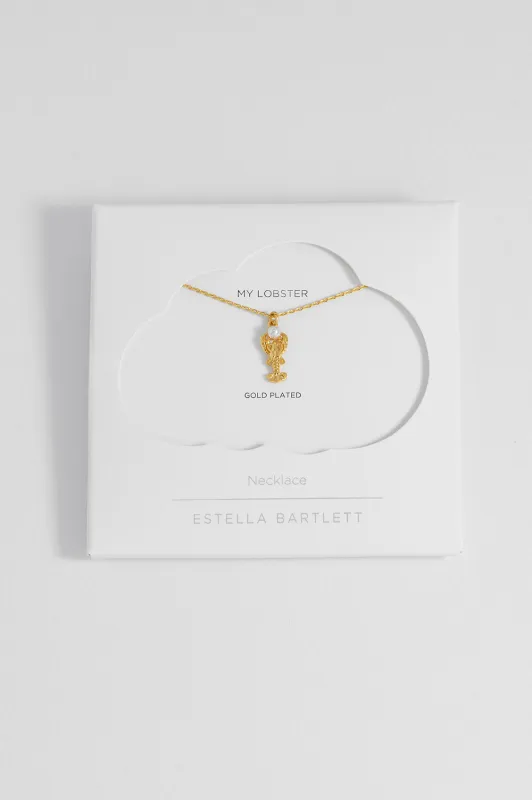 Lobster Necklace With Pearl sold by Estella Bartlett
