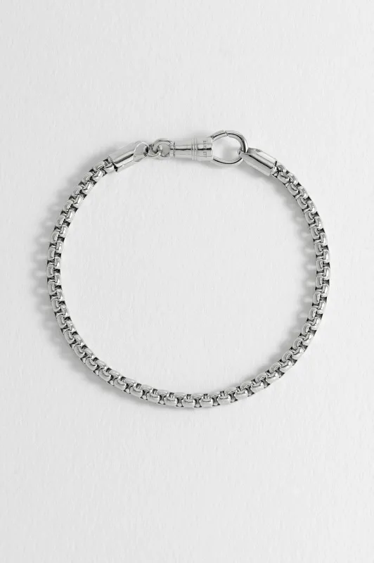 Men's Chunky Rounded Box Chain Bracelet sold by Estella Bartlett