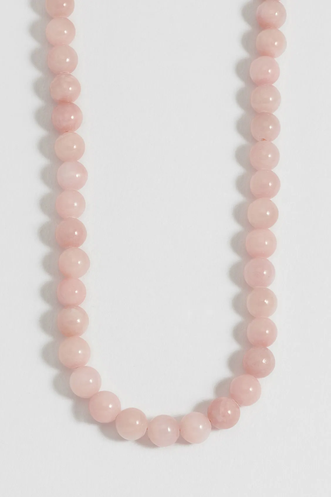 Chunky Rose Quartz T-Bar Necklace sold by Estella Bartlett product image thumbnail 5