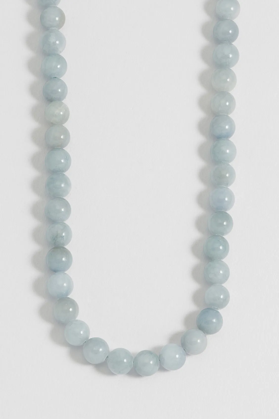 Chunky Blue Quartz T-Bar Necklace sold by Estella Bartlett