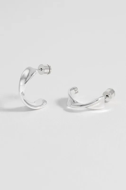 Twist Hoop Earrings sold by Estella Bartlett