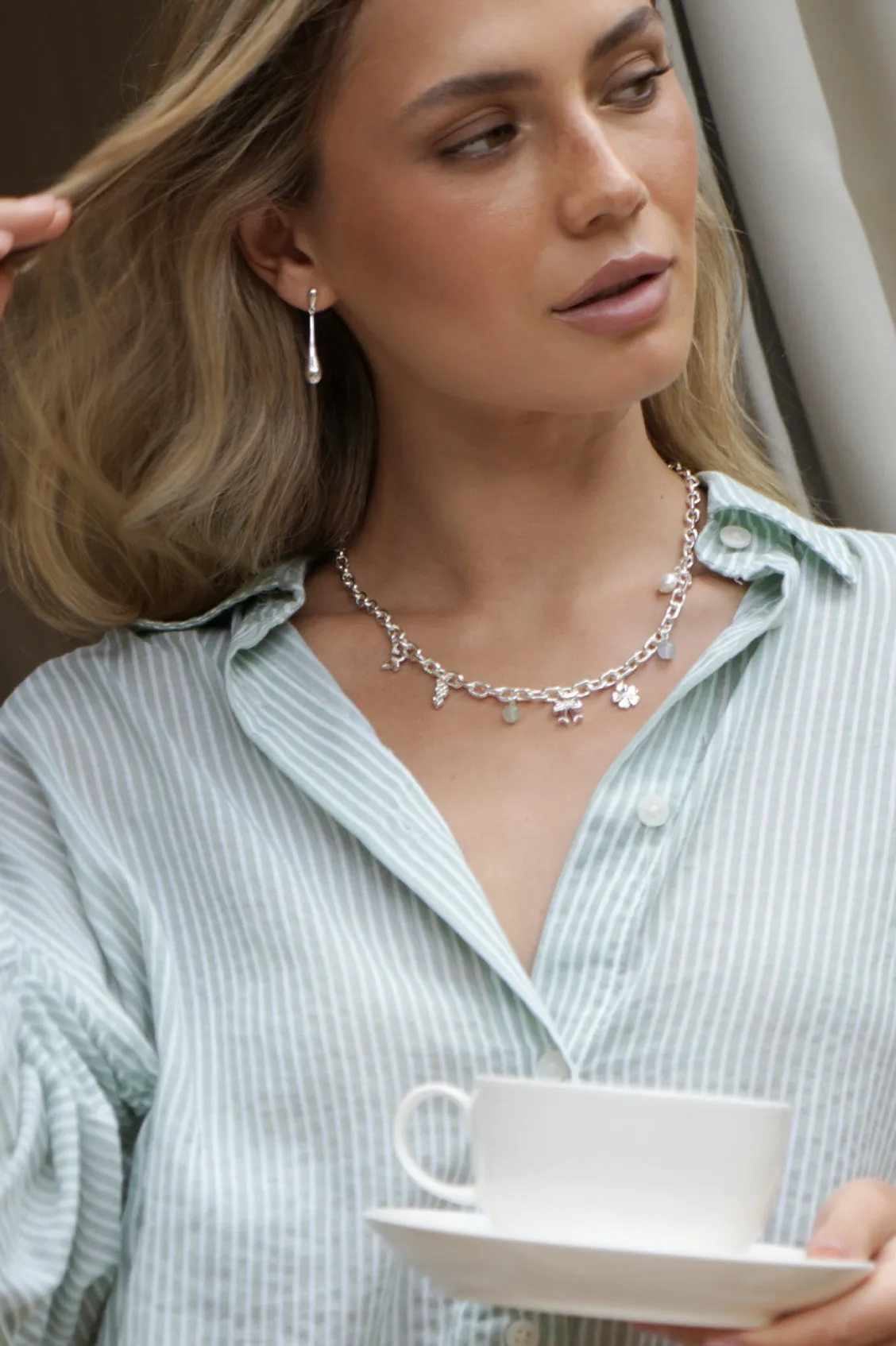 Teardrop Drop Earrings sold by Estella Bartlett product image thumbnail 5