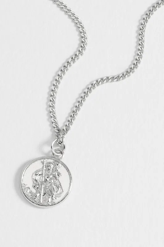 Men's St. Christopher Pendant Necklace made by Estella Bartlett