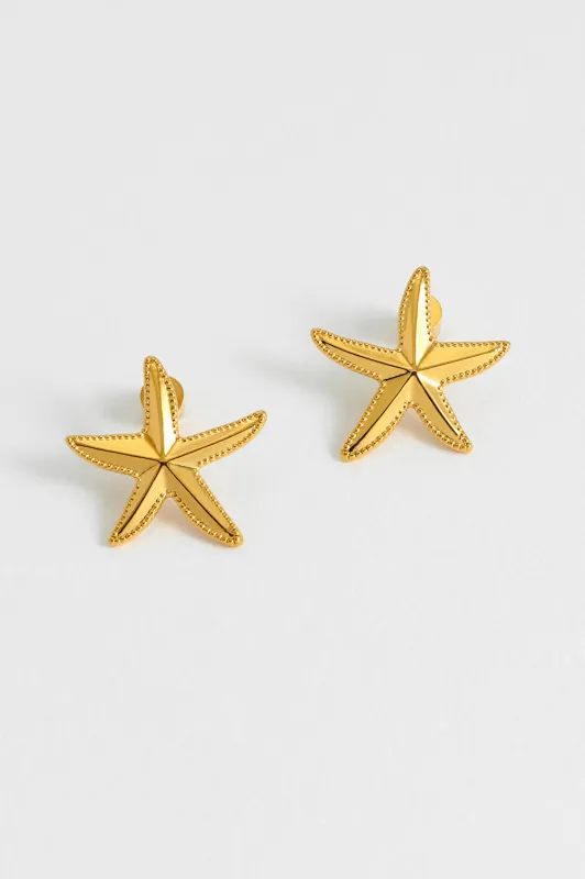 Oversized Starfish Stud Earrings made by Estella Bartlett