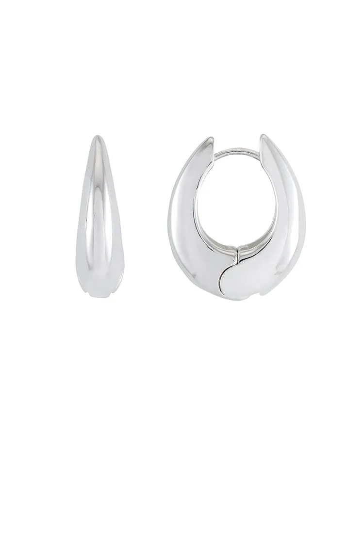 Oversized Teardrop Hoops sold by Estella Bartlett product image thumbnail 3