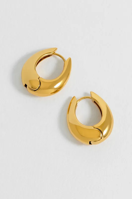 Oversized Teardrop Hoops sold by Estella Bartlett