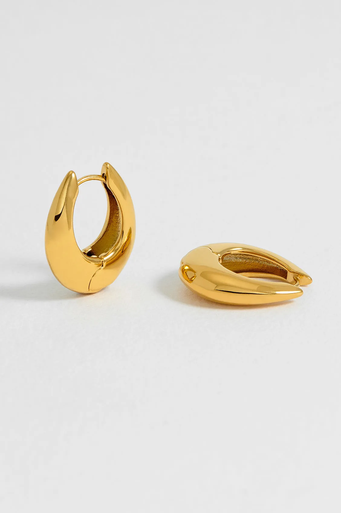 Oversized Teardrop Hoops sold by Estella Bartlett product image thumbnail 4