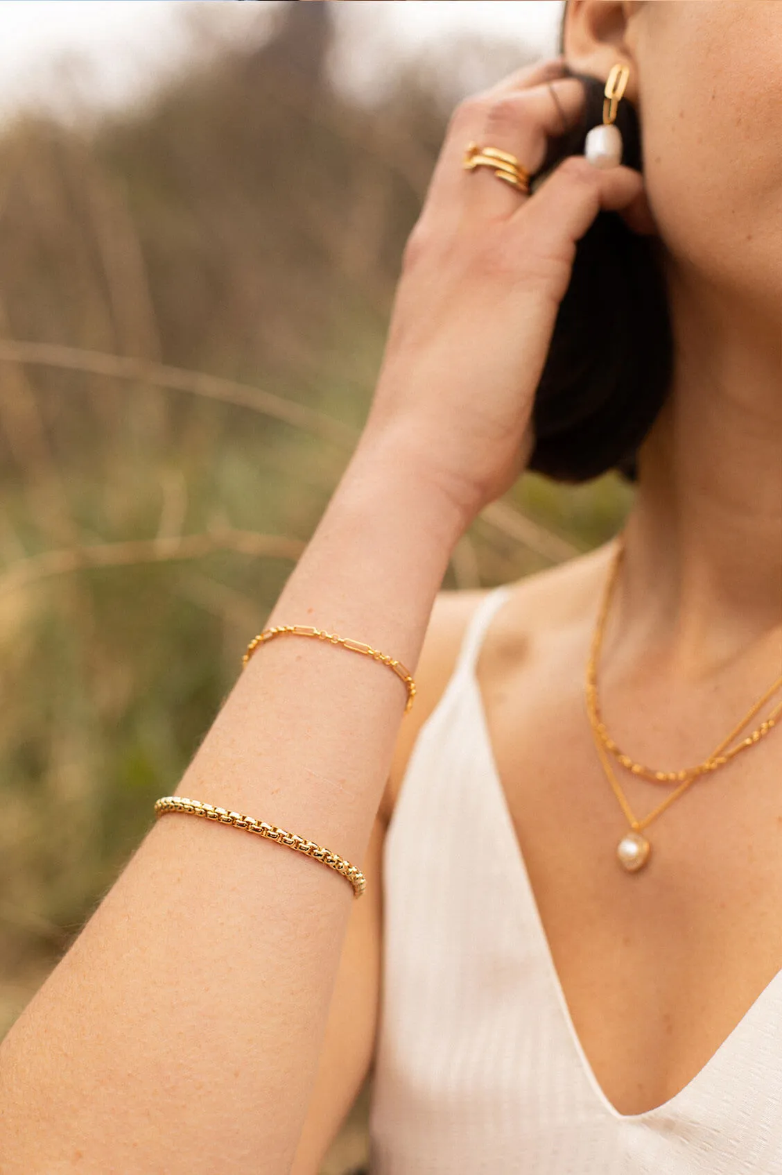 Double Layer Rope Chain Bracelet sold by Estella Bartlett product image thumbnail 2
