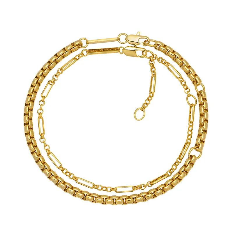 Double Layer Rope Chain Bracelet sold by Estella Bartlett product image thumbnail 5
