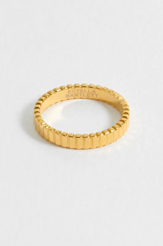 Ridged Stacking Ring sold by Estella Bartlett