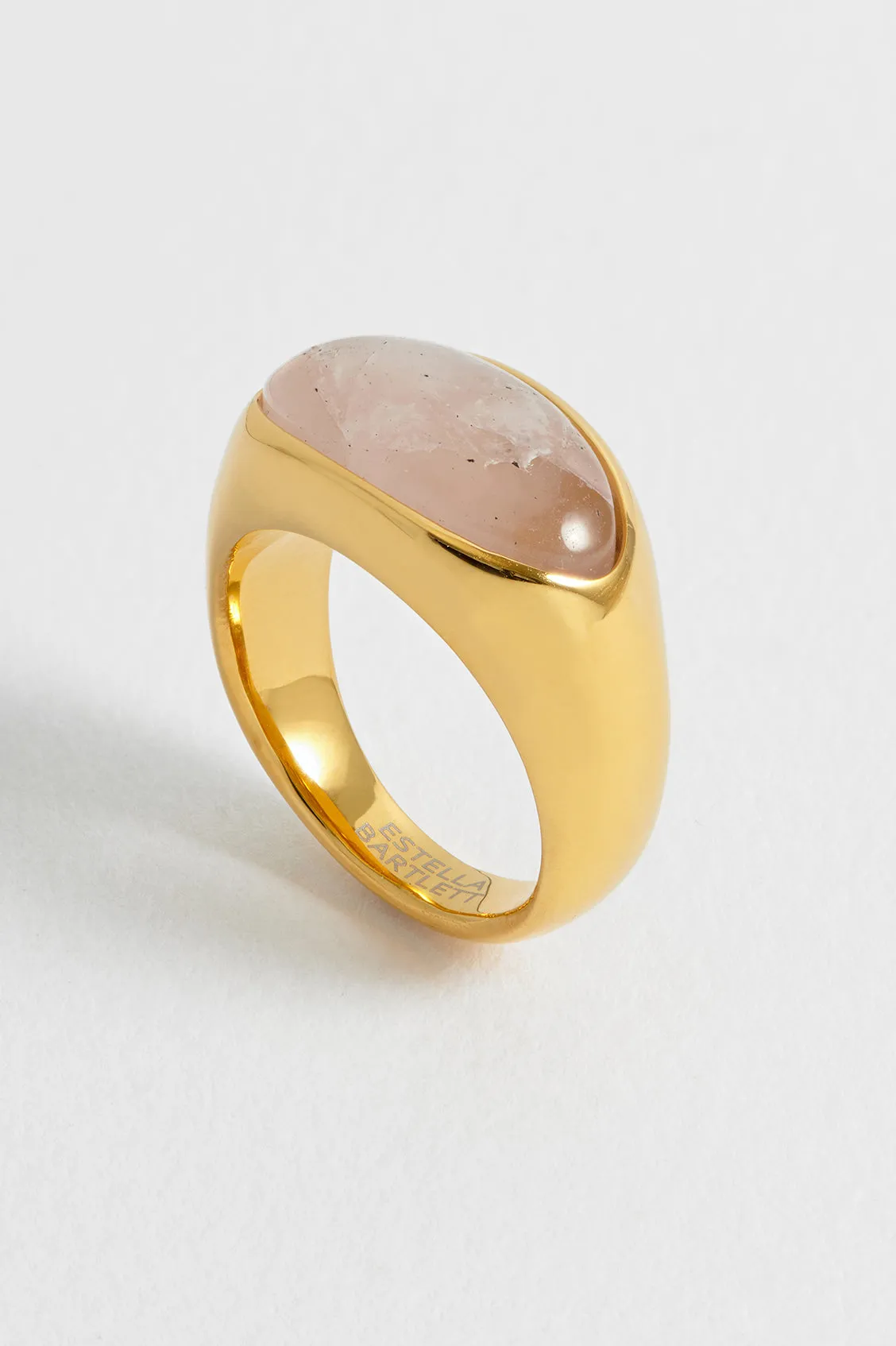 Pink Cabochon Gemstone Ring sold by Estella Bartlett product image thumbnail 3