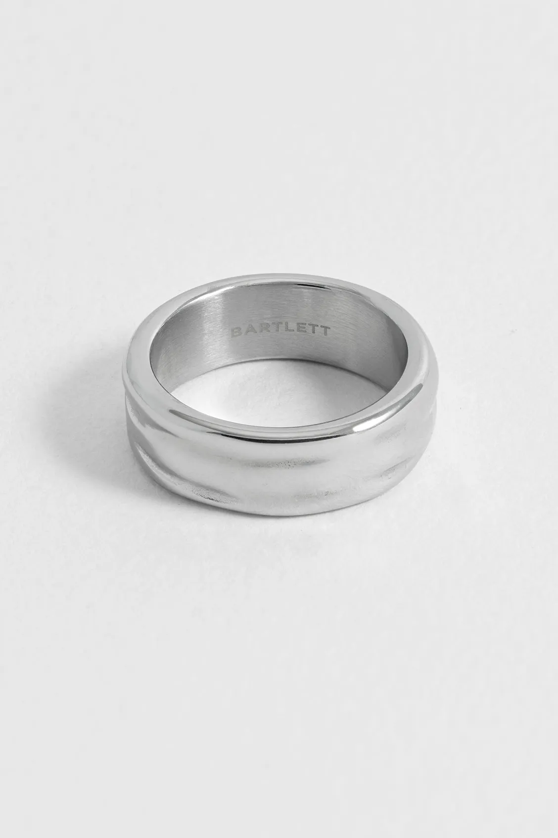 Men's Molten Metal Chunky Band Ring sold by Estella Bartlett