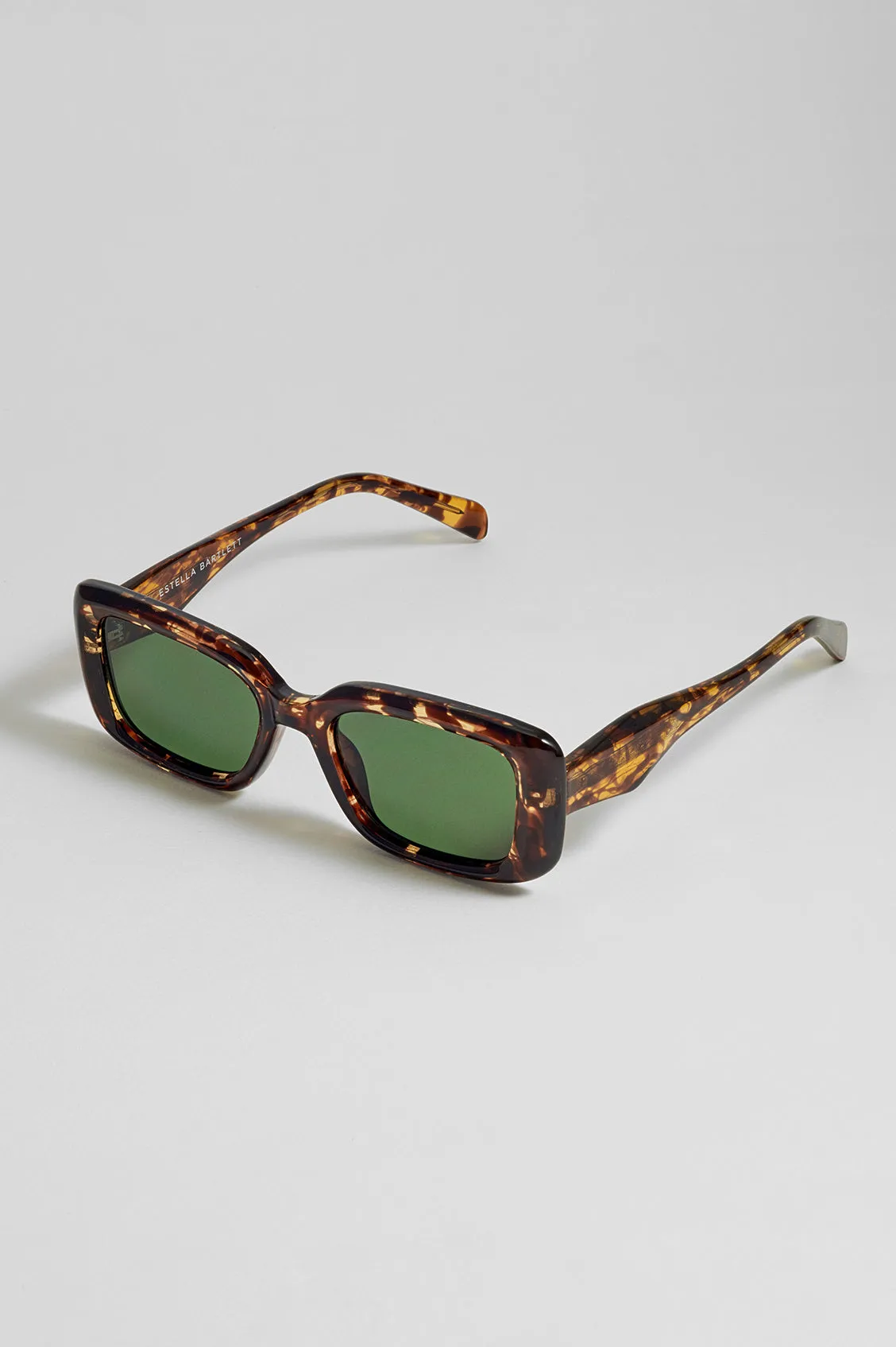 Tortoiseshell Vilnius Rectangle Women’s Sunglasses sold by Estella Bartlett product image thumbnail 4