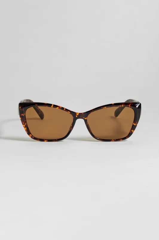 Tortoiseshell Sydney Cat-Eye Women’s Sunglasses made by Estella Bartlett