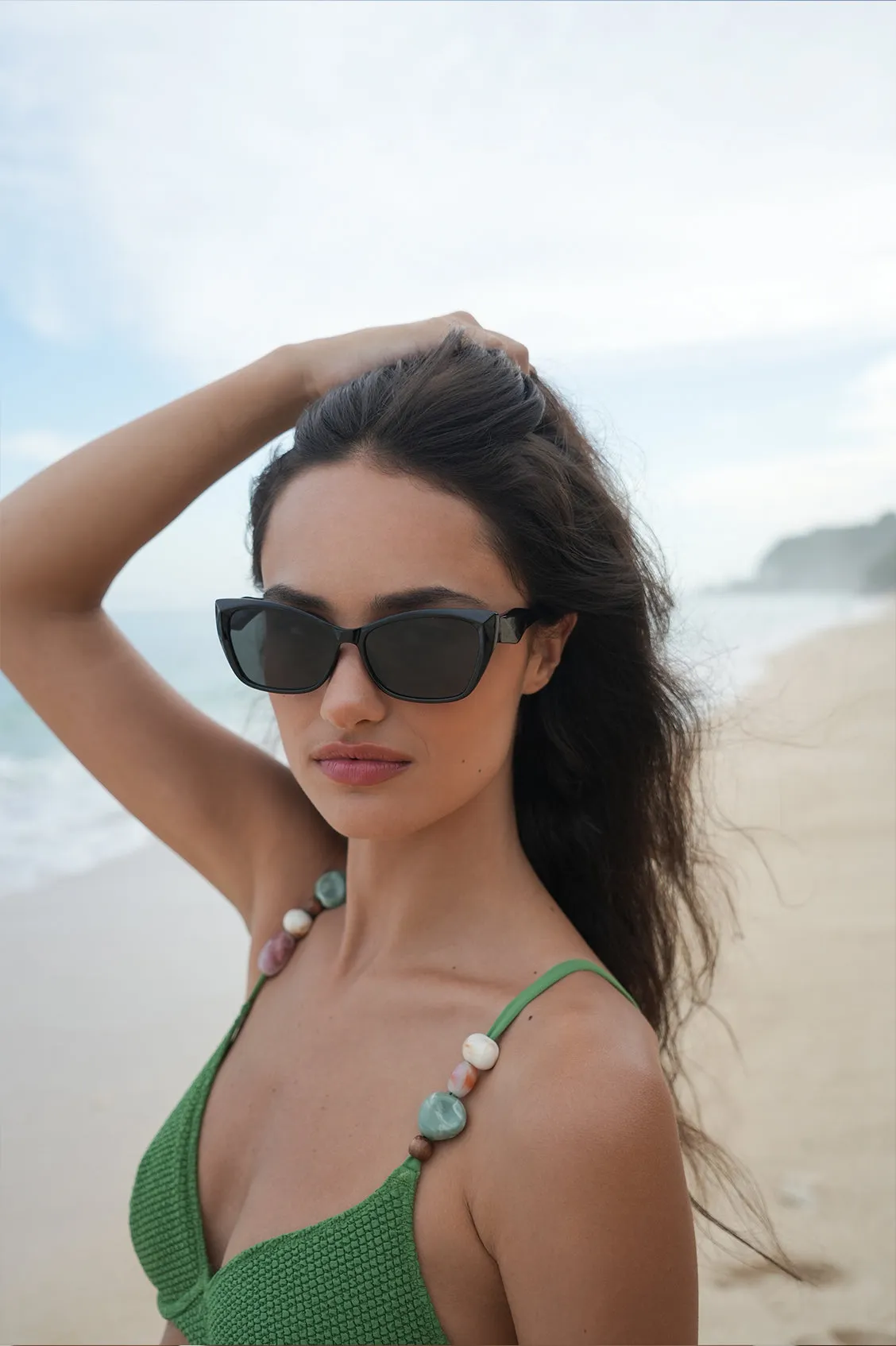 Black Sydney Cat-Eye Women’s Sunglasses sold by Estella Bartlett product image thumbnail 2