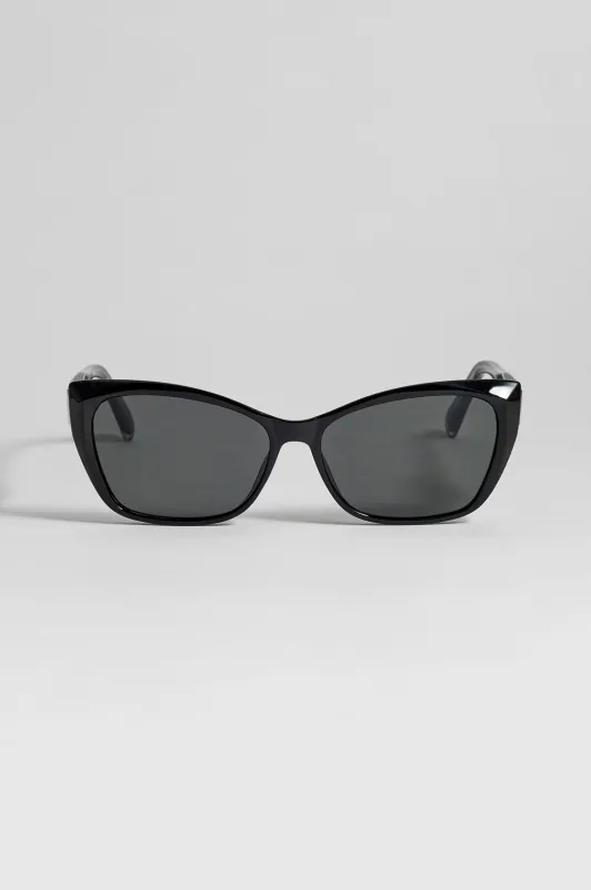 Black Sydney Cat-Eye Women’s Sunglasses made by Estella Bartlett
