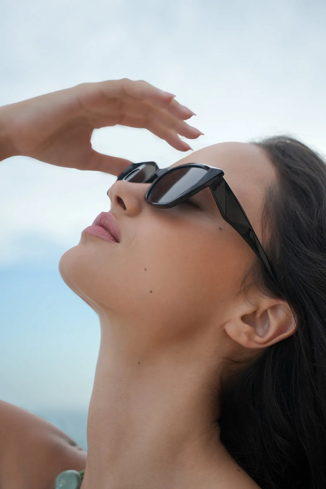 Black Sydney Cat-Eye Women’s Sunglasses sold by Estella Bartlett product image thumbnail 5