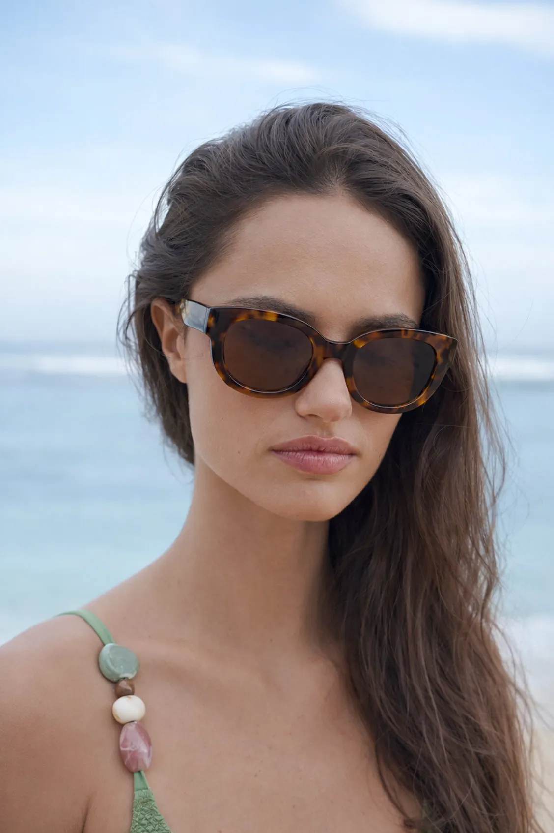 Tortoiseshell Seoul Women’s Sunglasses sold by Estella Bartlett product image thumbnail 2