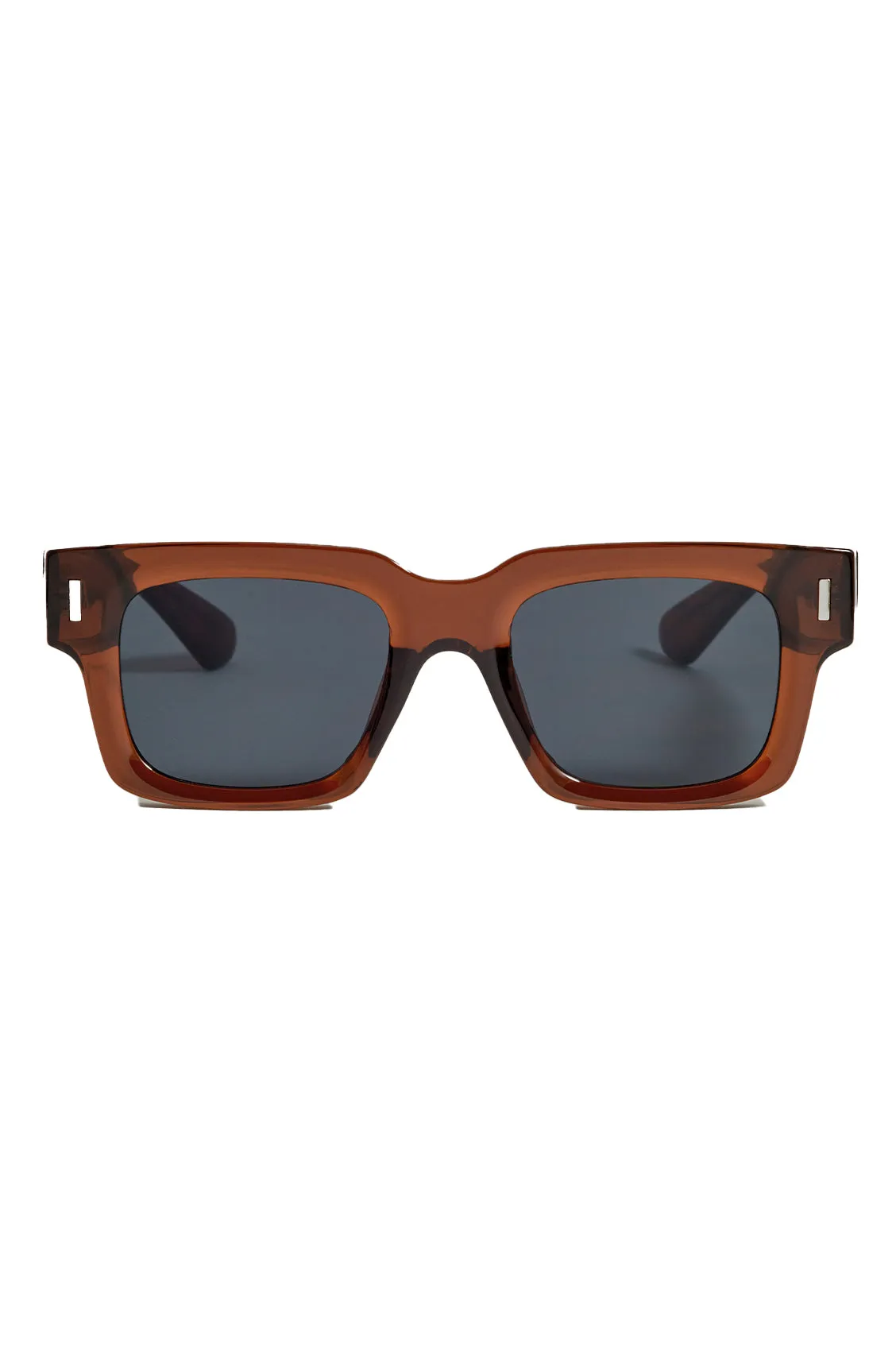 Transparent Brown Rio Wayfarer Unisex Sunglasses sold by Estella Bartlett product image thumbnail 3