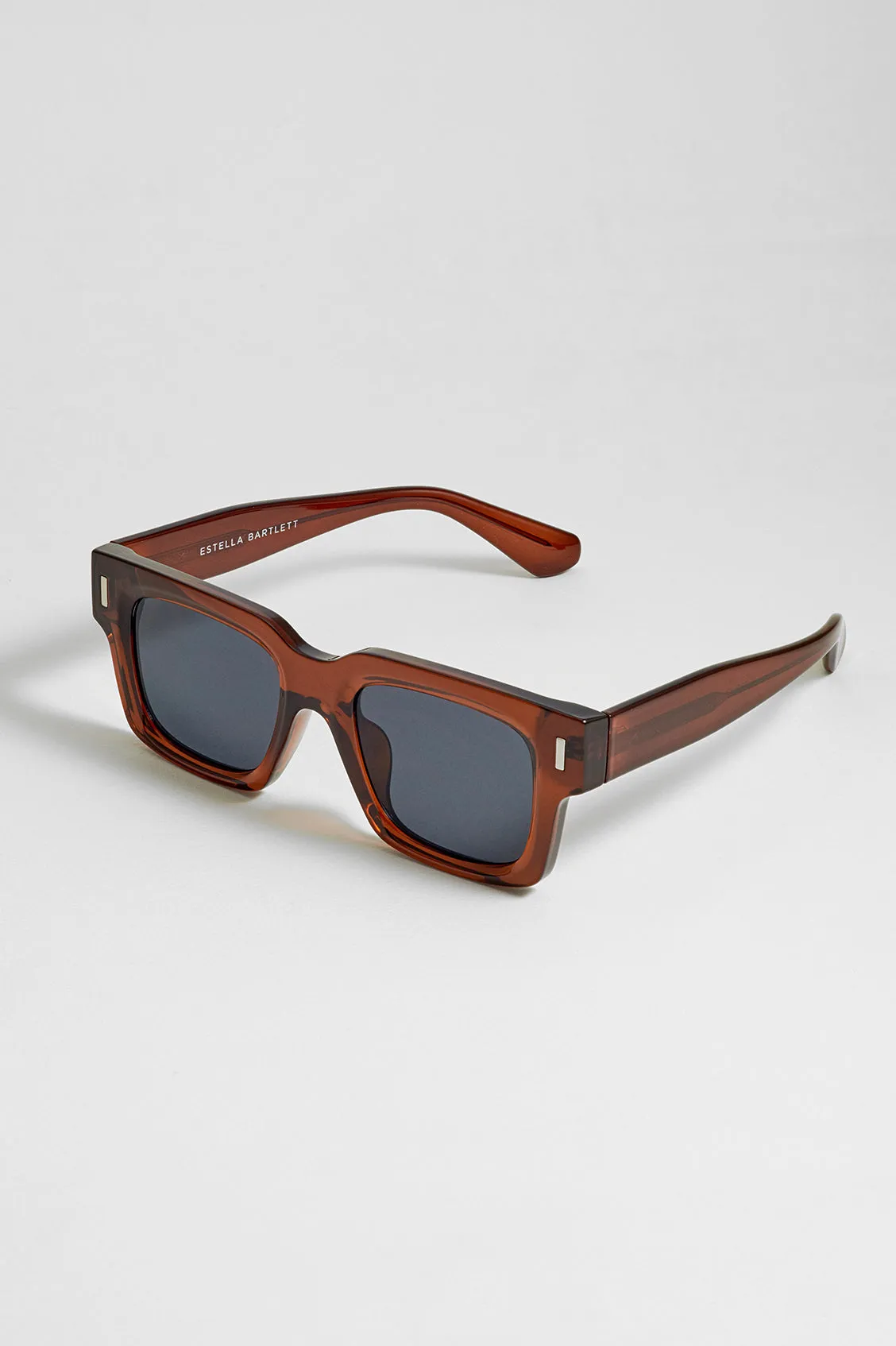 Transparent Brown Rio Wayfarer Unisex Sunglasses sold by Estella Bartlett product image thumbnail 4