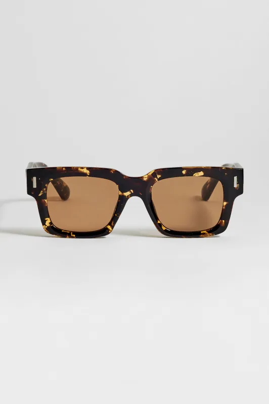 Tortoiseshell Rio Wayfarer Unisex Sunglasses sold by Estella Bartlett