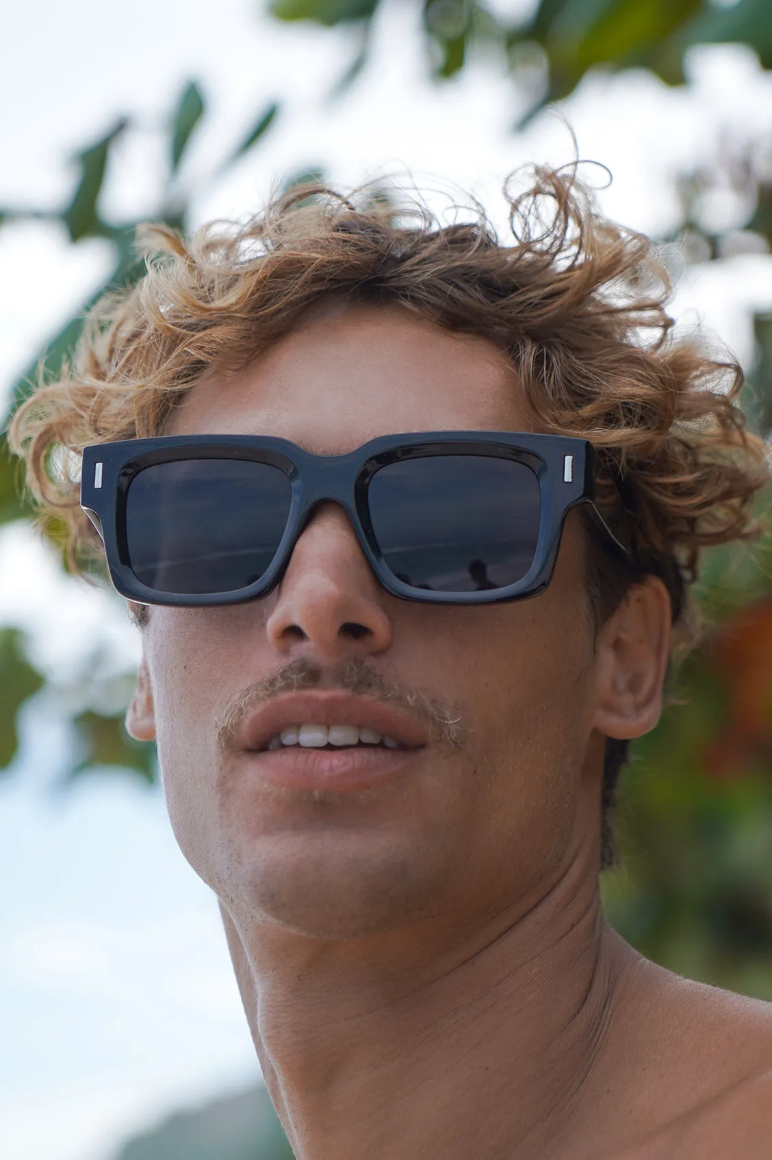 Black Rio Wayfarer Unisex Sunglasses sold by Estella Bartlett product image thumbnail 2