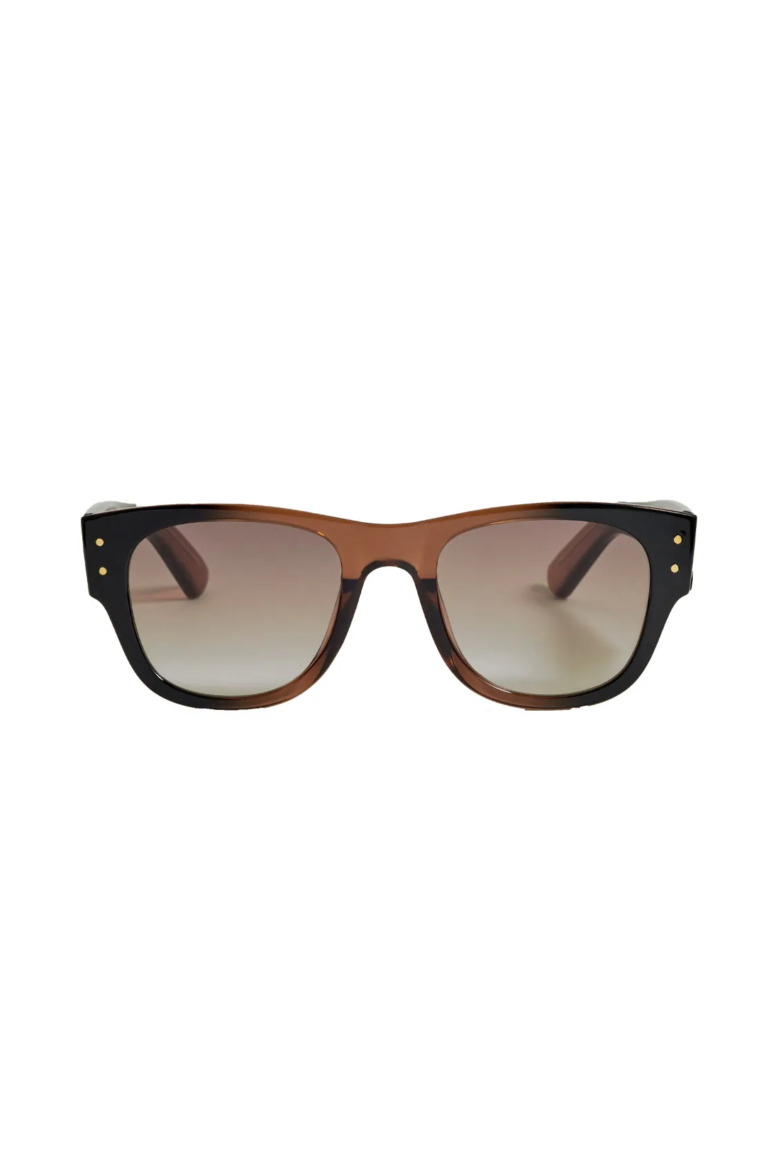Transparent Brown Wayfarer Unisex Sunglasses sold by Estella Bartlett product image thumbnail 3