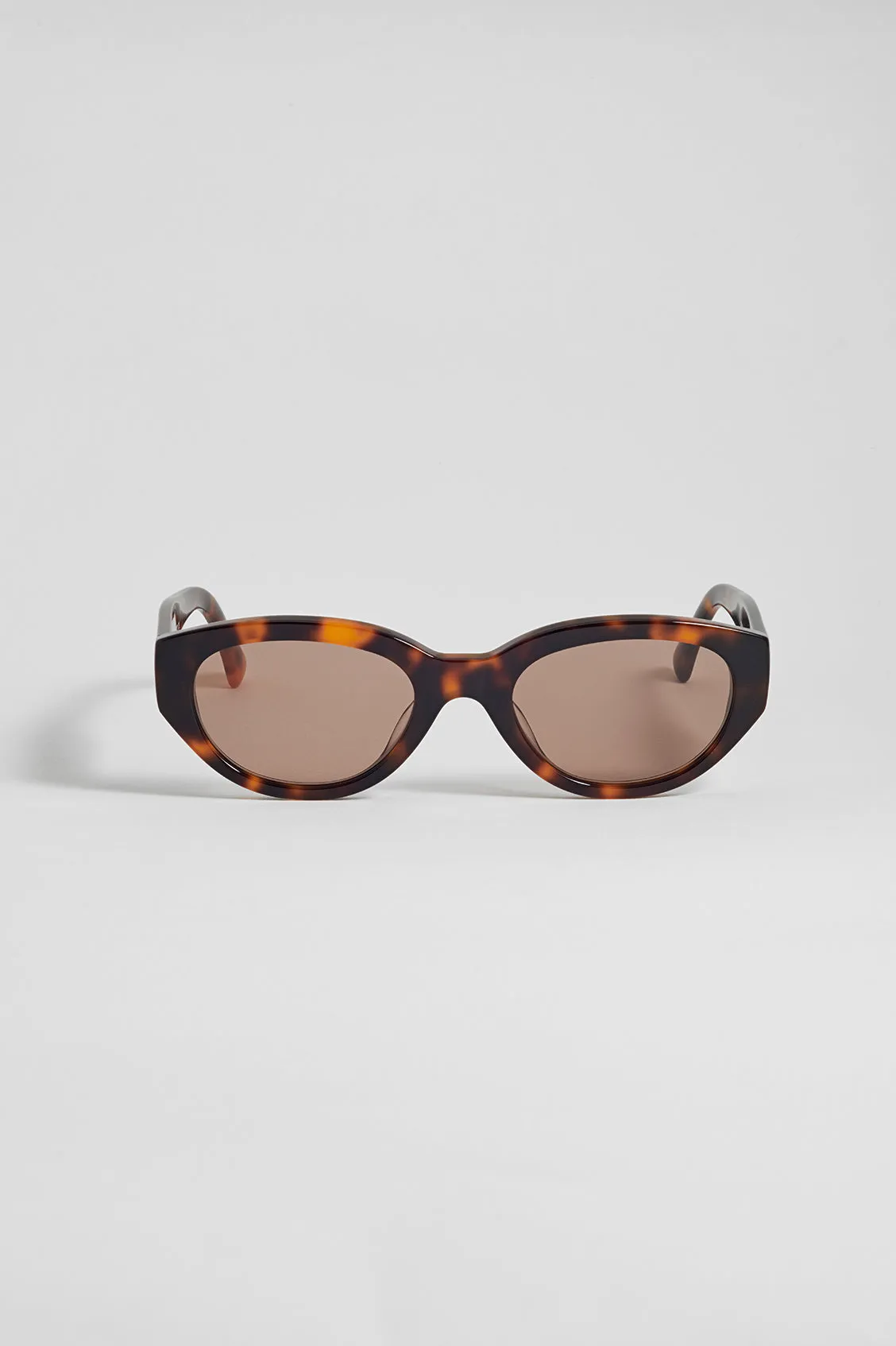 Tortoiseshell Siena Oval Women’s Sunglasses sold by Estella Bartlett
