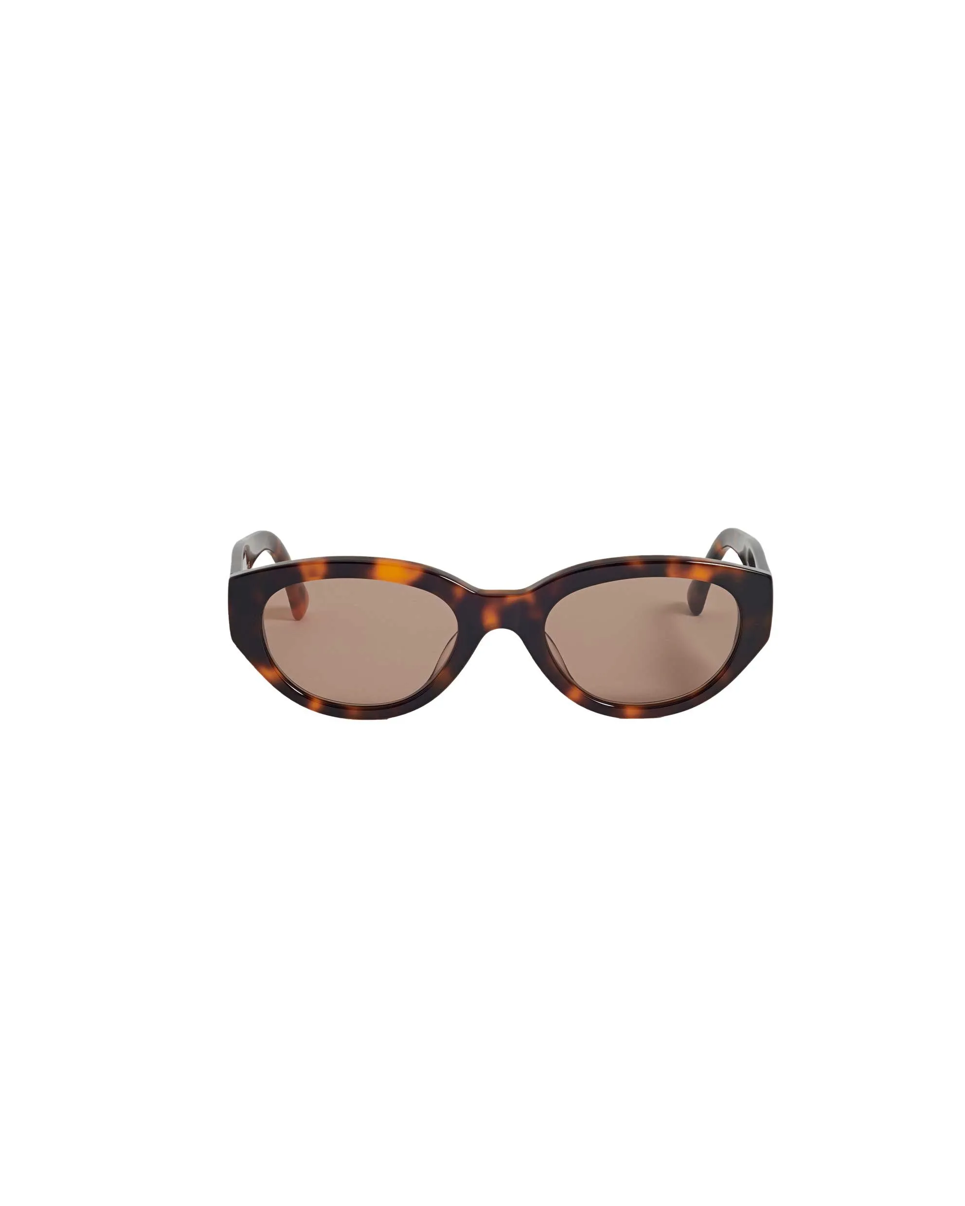 Tortoiseshell Siena Oval Women’s Sunglasses sold by Estella Bartlett product image thumbnail 3