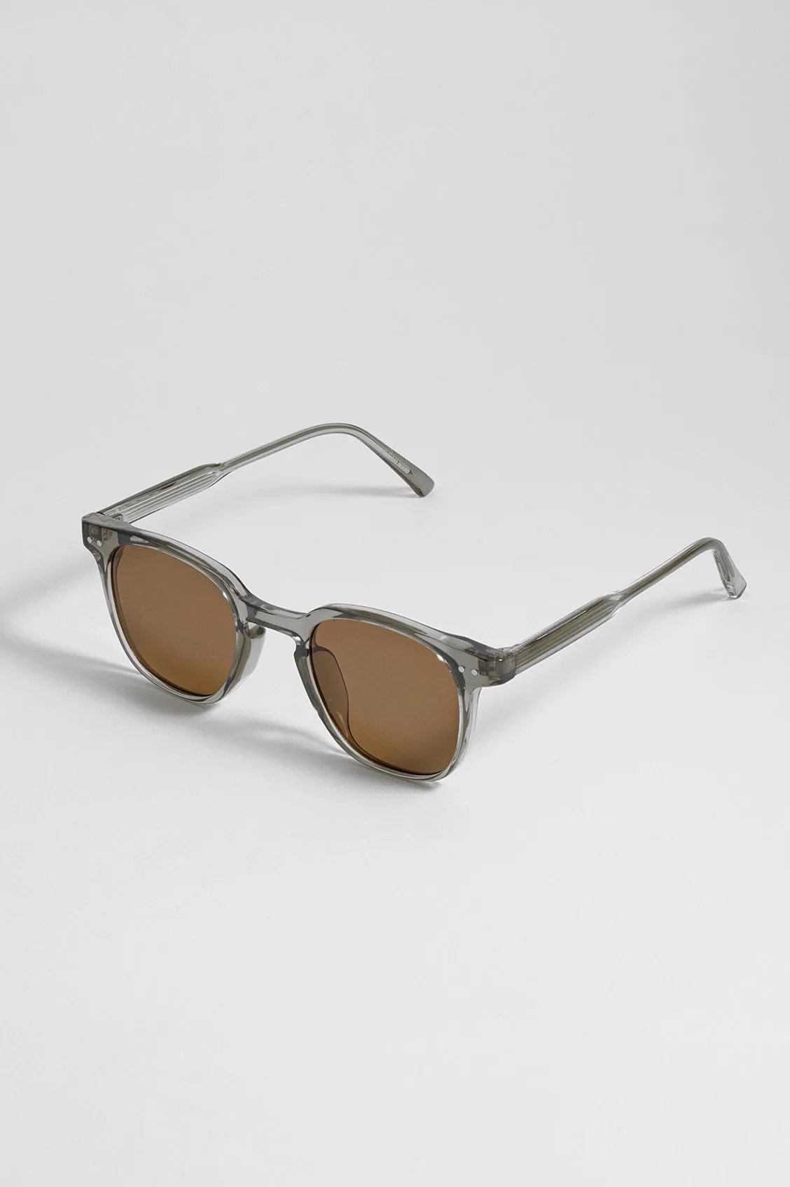 Transparent Grey Lima Wayfarer Unisex Sunglasses sold by Estella Bartlett product image thumbnail 4