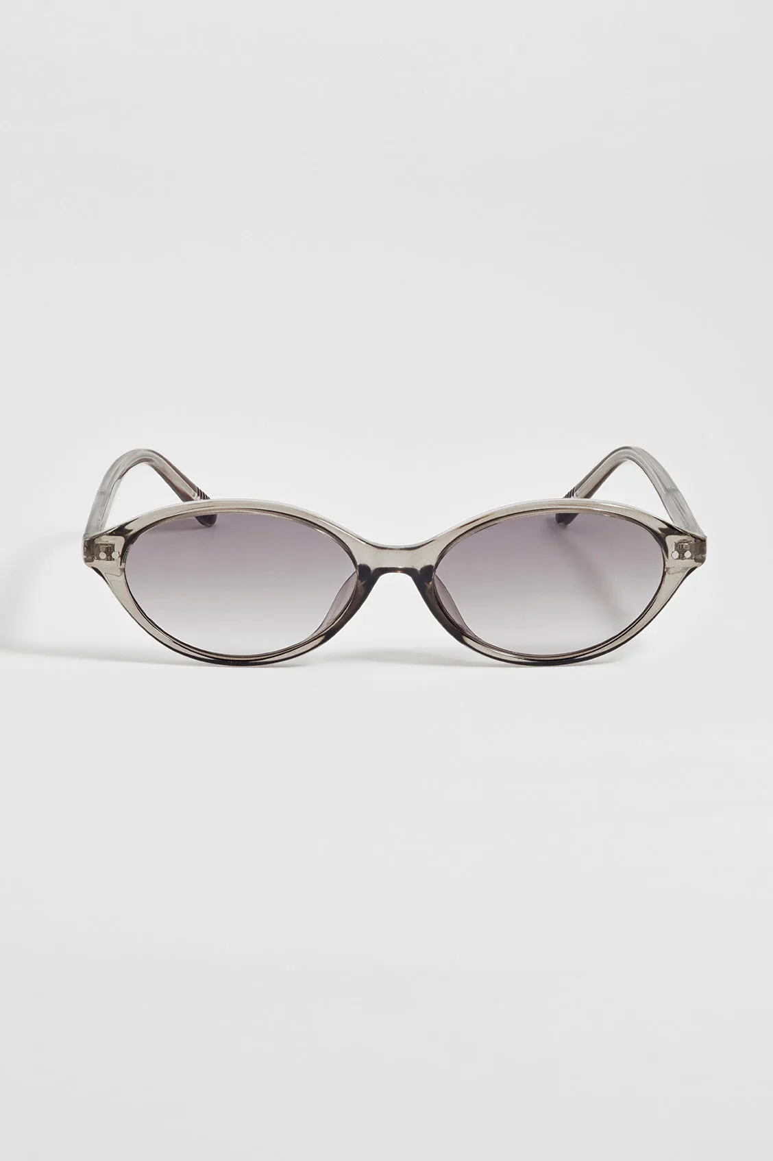 Transparent Grey Palma Oval Women’s Sunglasses sold by Estella Bartlett