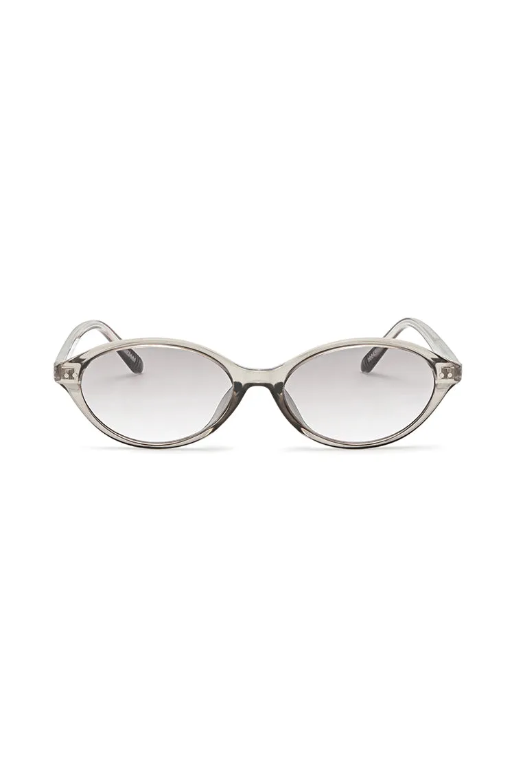 Transparent Grey Palma Oval Women’s Sunglasses sold by Estella Bartlett product image thumbnail 3