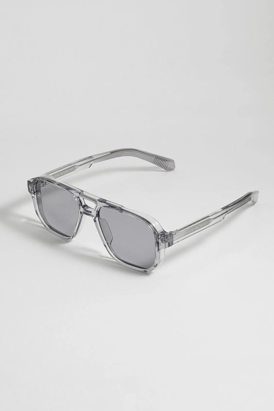 Transparent Grey Geneva Aviator Unisex Sunglasses sold by Estella Bartlett product image thumbnail 4