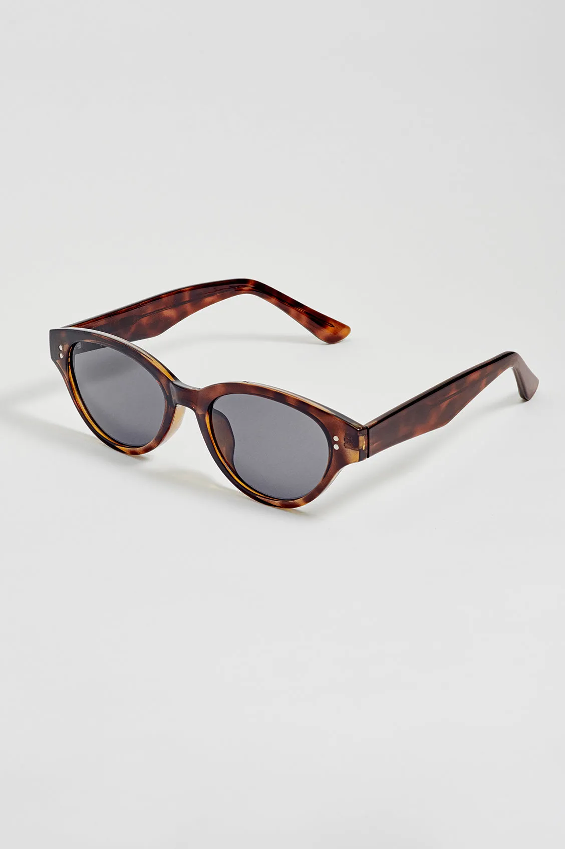 Tortoiseshell Riviera Oval Women’s Sunglasses sold by Estella Bartlett product image thumbnail 4