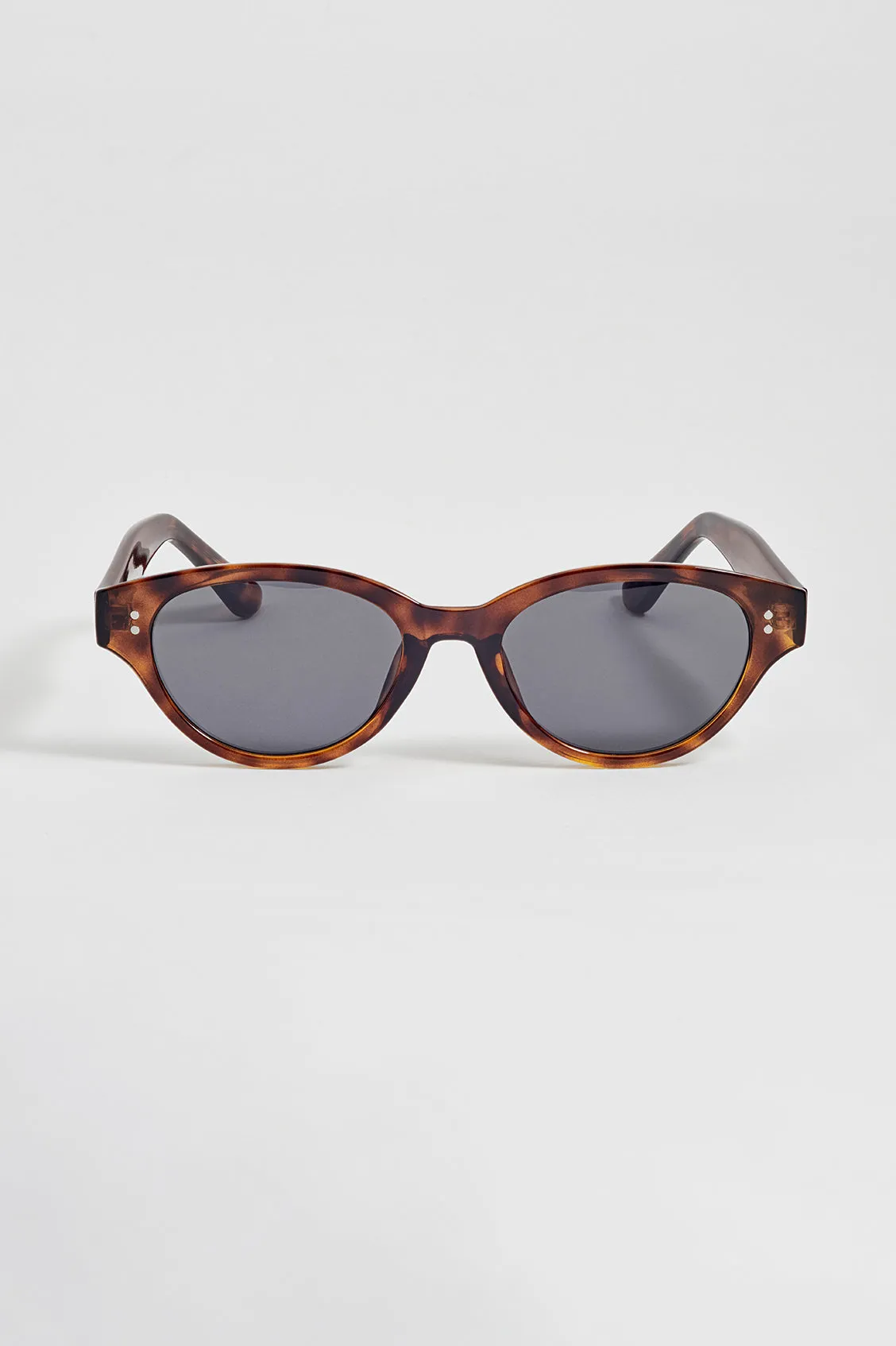 Tortoiseshell Riviera Oval Women’s Sunglasses sold by Estella Bartlett