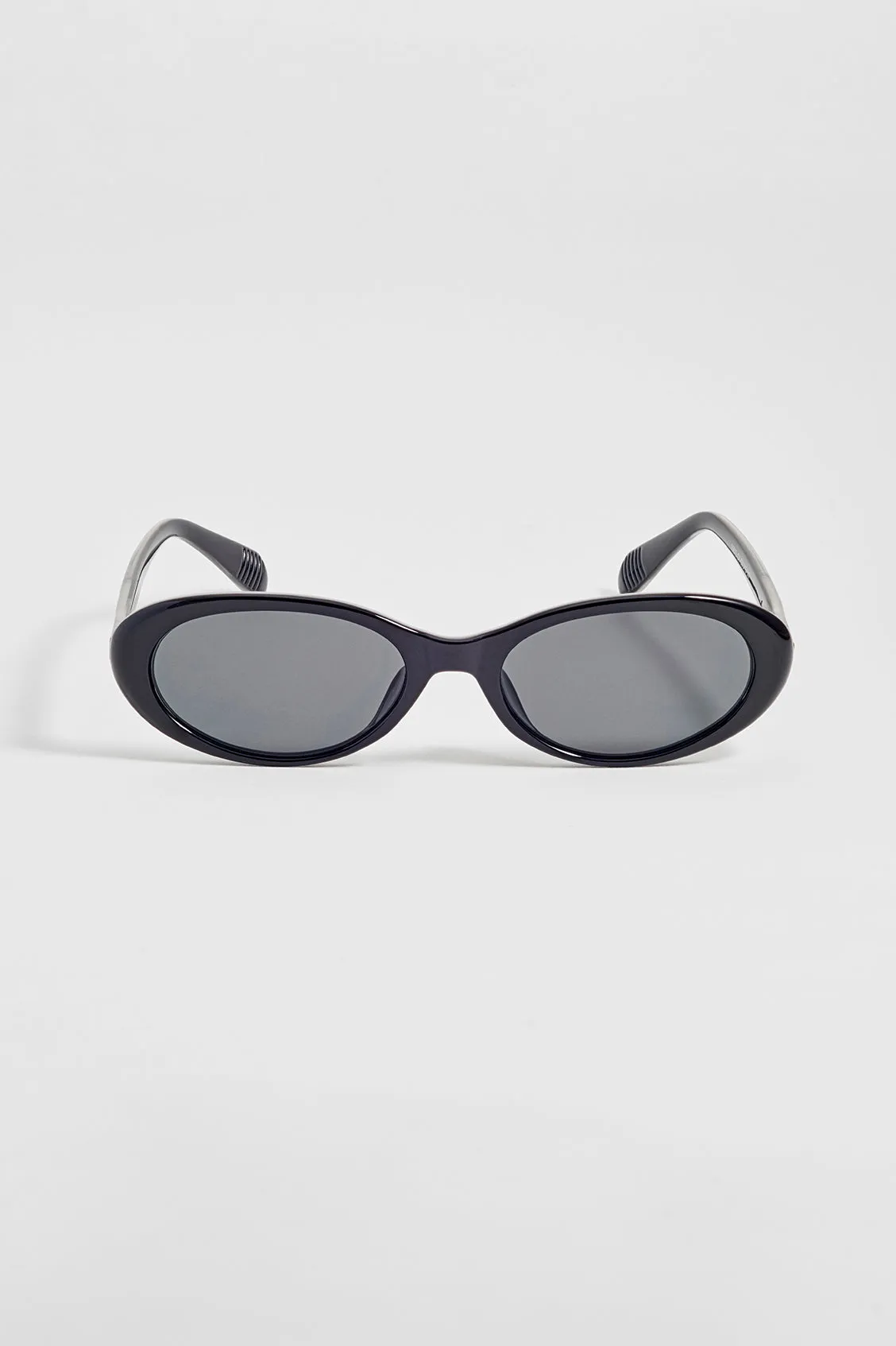 Black Barcelona Oval Women’s Sunglasses sold by Estella Bartlett product image thumbnail 4