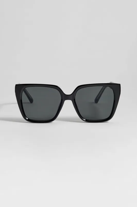 Black Milan Square Women’s Sunglasses made by Estella Bartlett