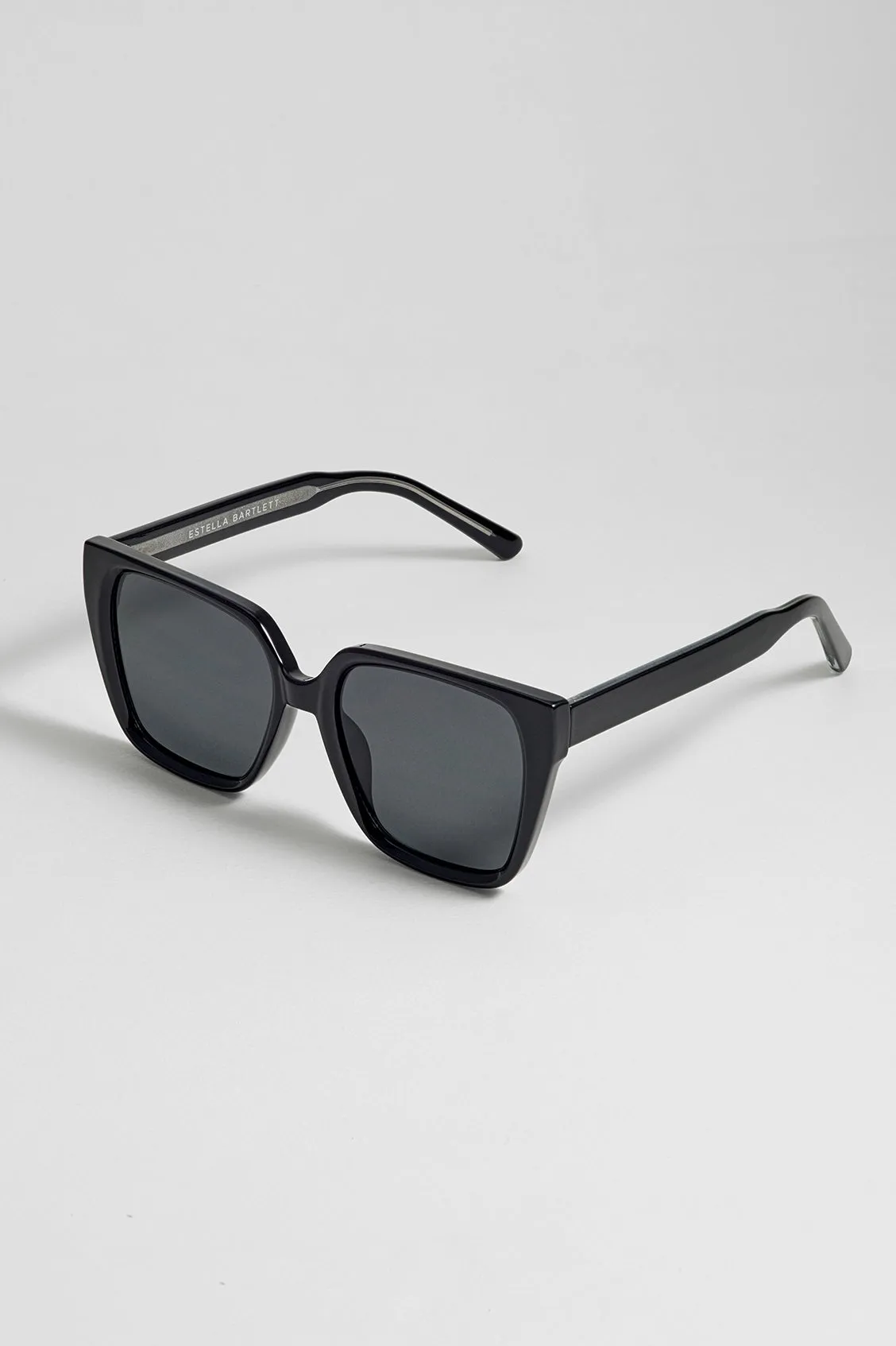 Black Milan Square Women’s Sunglasses sold by Estella Bartlett product image thumbnail 4