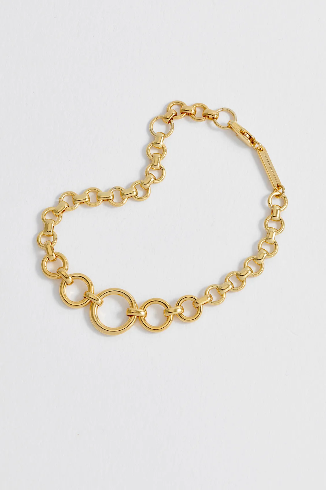 Graduated Round Link Chain Bracelet sold by Estella Bartlett product image thumbnail 4